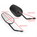 Bakspejl til Touring Road King Sportster XL883 XL1200 Dyna Softail Generic