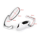 Paar M8 M10 Retro L-Bar Rückspiegel für Cafe Racer Bobber Custom Bobber Generic