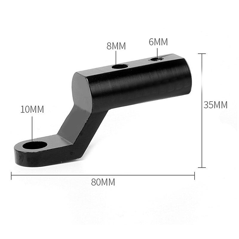 M6/M8 UNIVERSAL moottoripyörän peilin valon jatke välikappaleen laajennussovitin yleinen