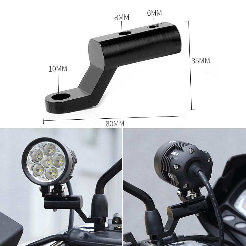 M6/M8 UNIVERSAL motocicleta espelho extensor luz extensor espaçador extensão adaptador genérico