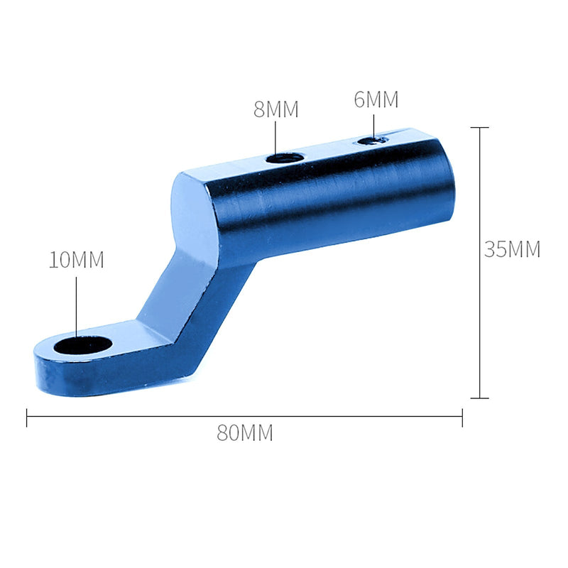 M6/M8 UNIVERSAL Motorsykkelspeil Light Extender Spacer Extension Adapter Generisk