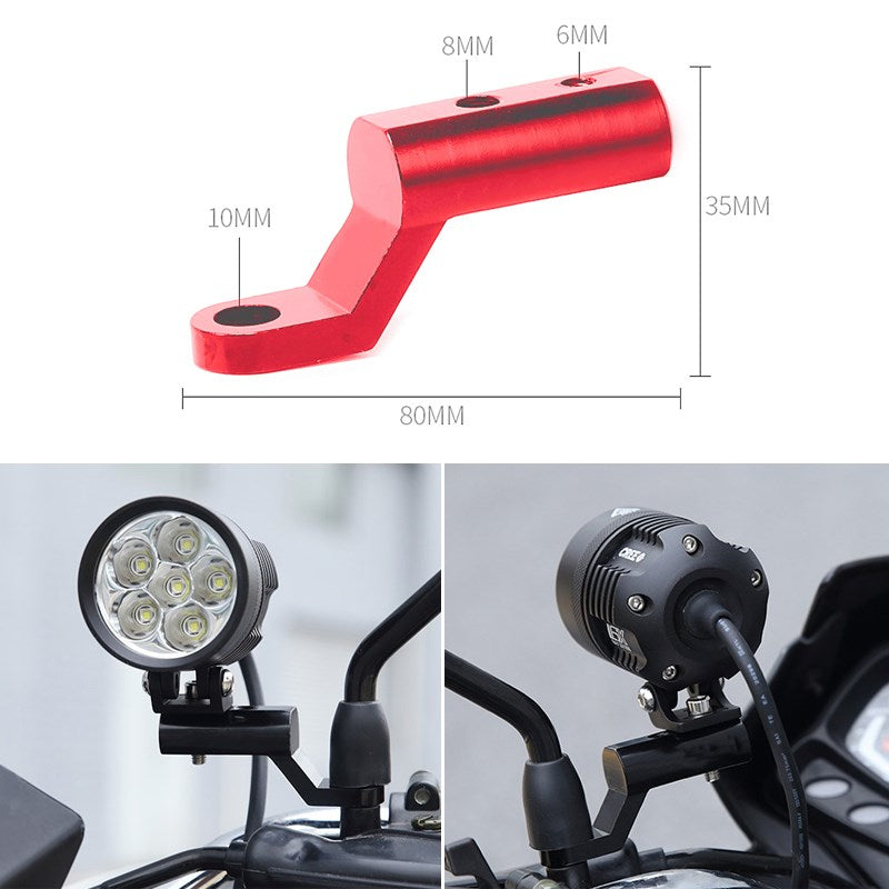 M6/M8 UNIWERSALNY Przedłużacz światła lusterka motocyklowego Przedłużacz Adapter ogólny