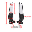 Espejos retrovisores con aletas ajustables para Honda CBR600RR (2003-2017) y CBR1000RR (2004-2007)