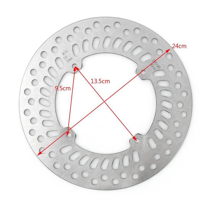 Disco de freno delantero y pastillas de freno delanteras para Honda CR125 CR250 CRF250R CRF250X Generic