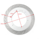 Bremseskive foran til Honda NV400 DC1/DC2 CB500 NT650 NT700 CB750 FR/VT750 Generisk