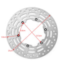 Bremsscheibe vorne für Suzuki RM125 K/L XCK8 TS 125/200 DR250 RS GPS SJ45A Generic