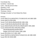 Bremsscheibe vorne für Suzuki RM125 K/L XCK8 TS 125/200 DR250 RS GPS SJ45A Generic