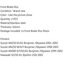 Bromsskiva fram till Suzuki AN250 K1/K2 01-02 AN400 W/X/Y Kawasaki SC250 Generic
