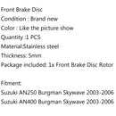 Bremsscheibe vorne für Suzuki AN250 AN400 Burgman Skywave 2003-2006 2004 Generic
