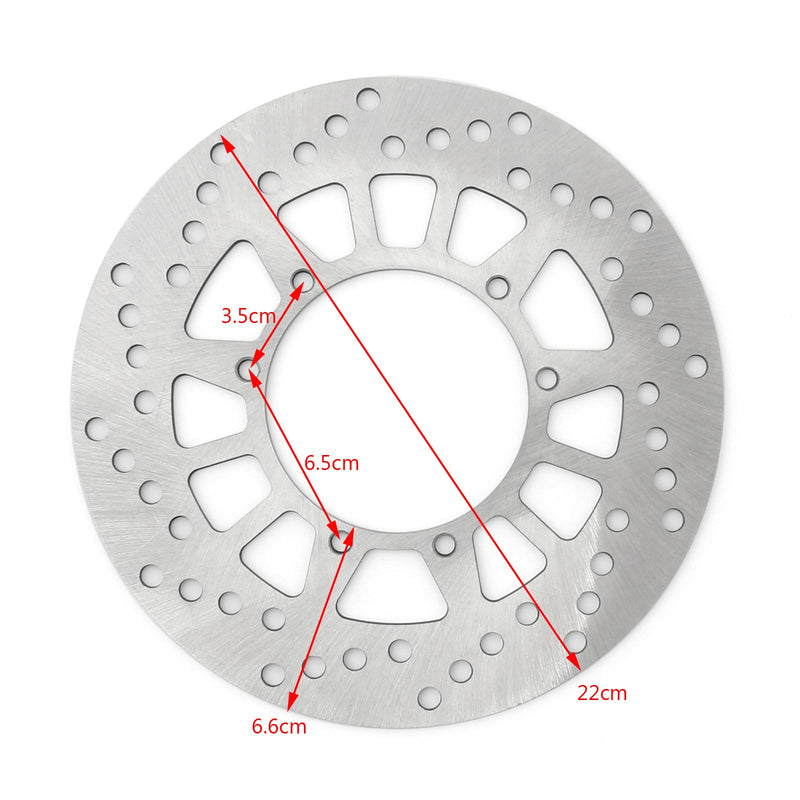 Disco de freio dianteiro para Yamaha TW125 (5EK/5RS) 99-04 200 2JL/4CS1/2/3/5 91-98 genérico