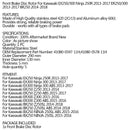 Bromsskiva fram till Kawasaki EX250 250R Ninja 2013-2017 41080-0578-11H Generic