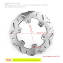 Bremsscheibe vorne/hinten für Yamaha FZ400/600/750 FZX700/750 RZ250 SRX400/600 Generic