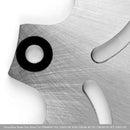 Bremsscheibe vorne/hinten für Yamaha FZ400/600/750 FZX700/750 RZ250 SRX400/600 Generic