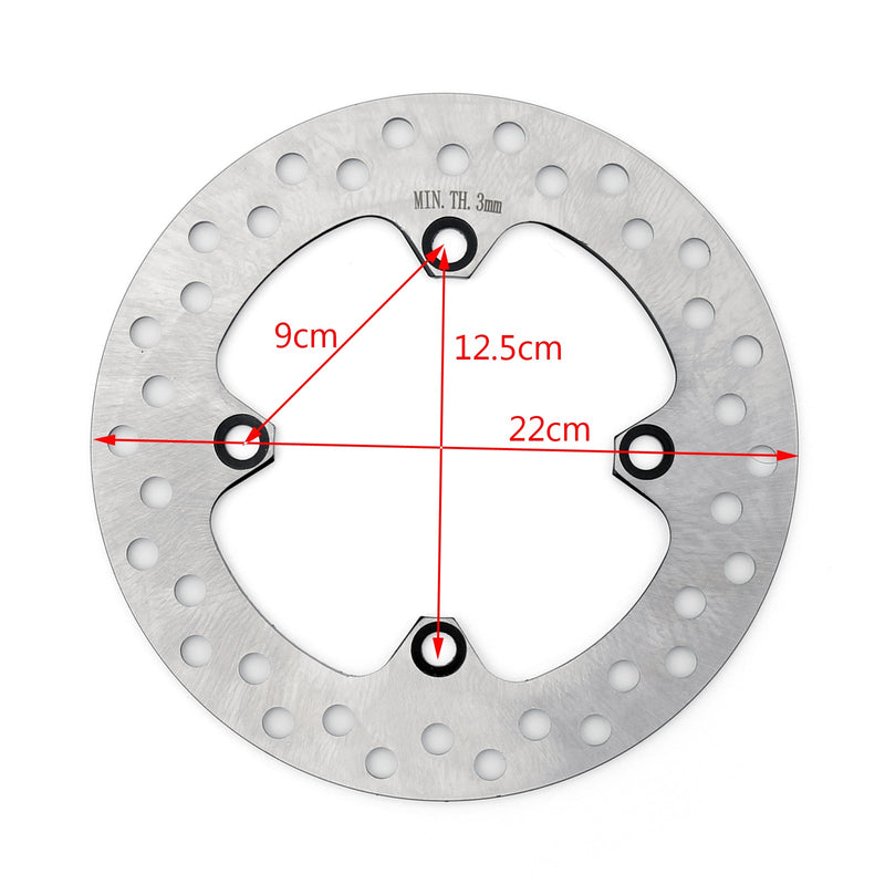 Tarcza hamulcowa tylna wykonana ze stali nierdzewnej do Hondy CRF230L CRM250 XR250R XR400R/600 Generic