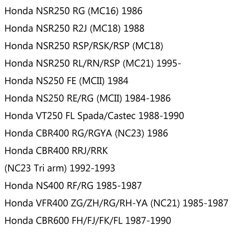 Disco de freio traseiro para Honda CBR250 MC17/MC19 NSR250 MC18/MC19 CBR400 NS250 Genérico