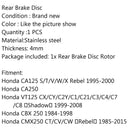 Bakre bromsskiva till Honda CA125 S/T/V CA250 VT125 CX C1-C4 CMX250 Rebel Generic