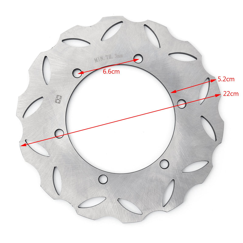 Bakre bromsskiva till Yamaha YZF R6 YZF 600 R ?R6? 99-02 YZR 1000 R1 02-03 Generic