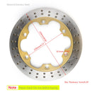 Bremsscheibe hinten 220 mm für Kawasaki Ninja 150 KRR ZX150 2004-2013 Generic