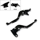Einstellbare klappbare ausziehbare Bremskupplungshebel für Honda CBR929RR 2000-2001 Generic