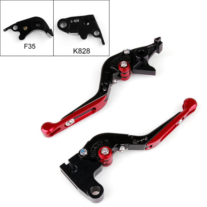 Manetas de embrague de freno extensibles plegables ajustables para Kawasaki ZX636RZX6RR Generic