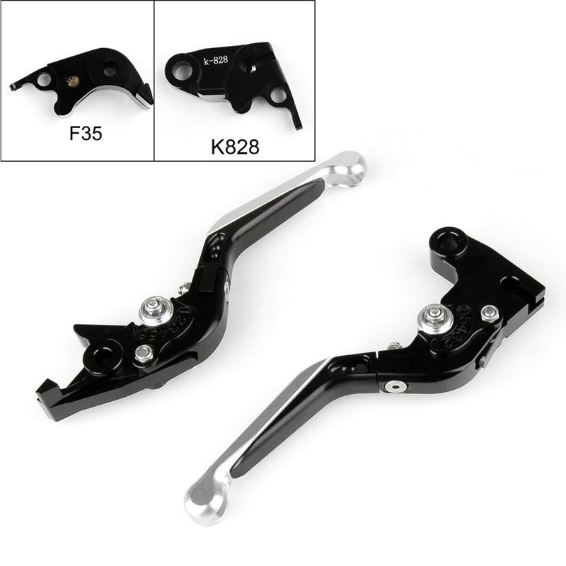 Manetas de embrague de freno extensibles plegables ajustables para Kawasaki ZX636RZX6RR Generic