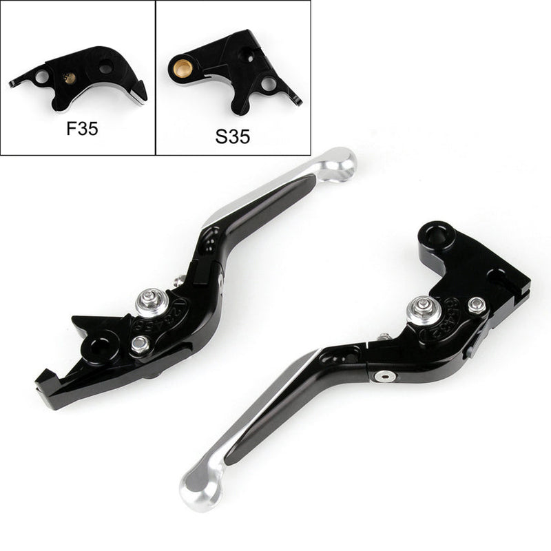 Manetas de embrague de freno extensibles plegables ajustables para Suzuki GSXR600 750 1000 Generic