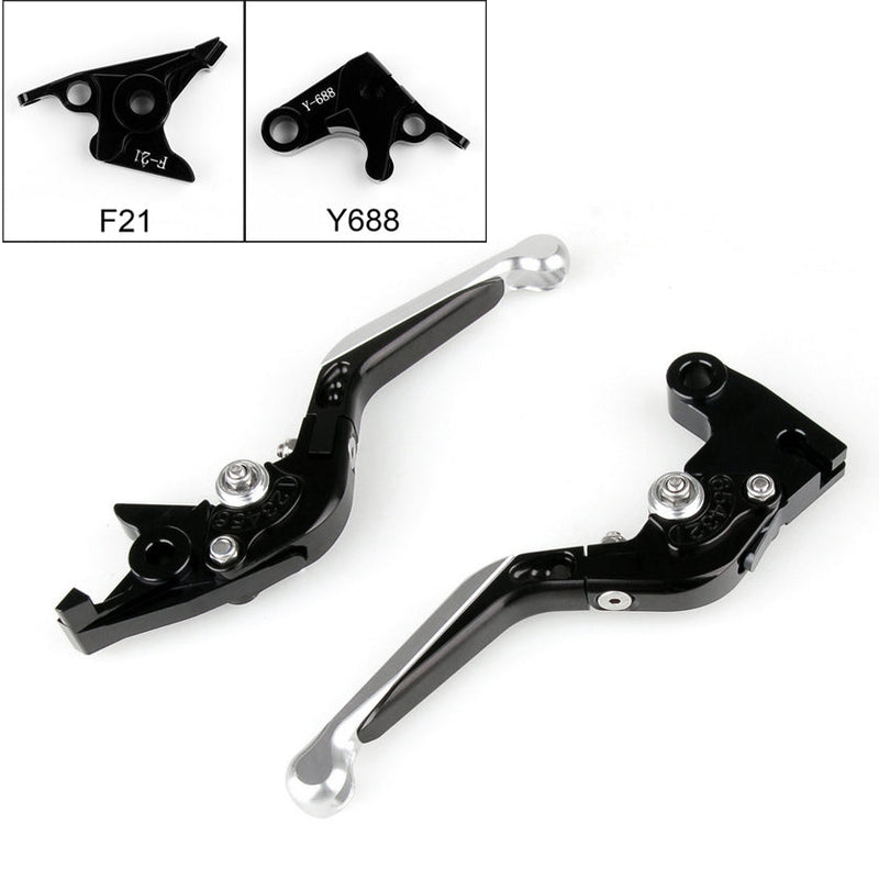 Palancas de embrague de freno extensibles plegables ajustables para Yamaha YZF R1 1999-2001 genérico