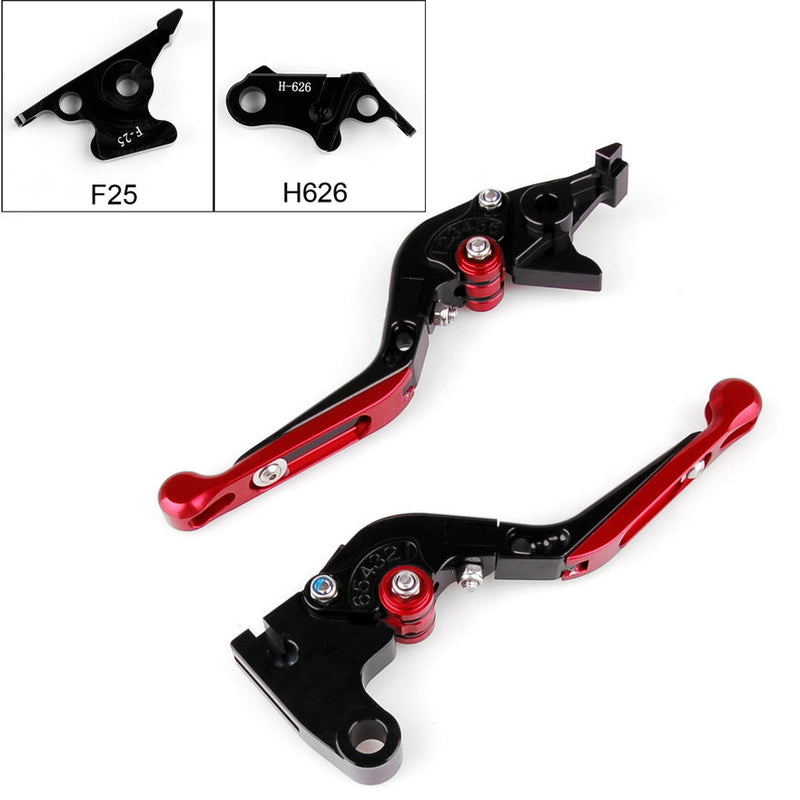 Justerbare sammenleggbare uttrekkbare bremseklutchspaker for Honda CBR500R 2013-14 Generisk