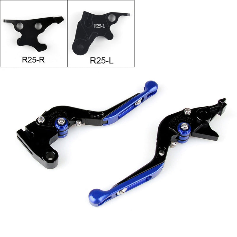 Adjustable Folding Extendable Brake Clutch Levers For Yamaha YZF R25 214-215