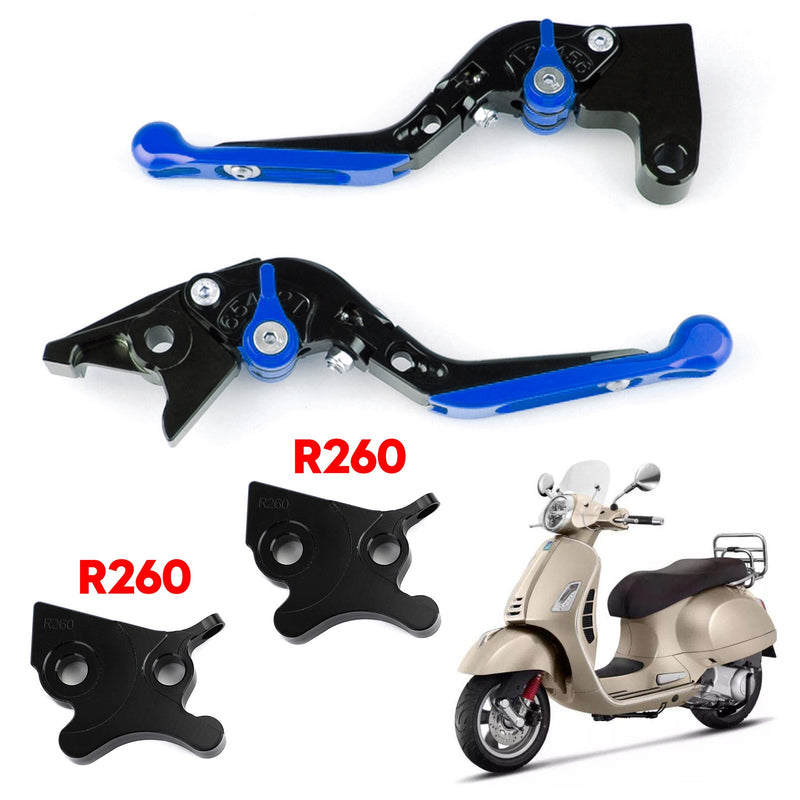 Alavanca de freio de embreagem ajustável para motocicleta para VESPA GTS 300 Super Generic