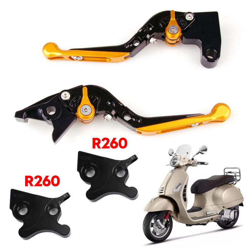 Alavanca de freio de embreagem ajustável para motocicleta para VESPA GTS 300 Super Generic