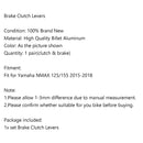 Izquierda&amp;Maneta de freno y embrague derecha de aluminio para motocicleta NMAX 125/155 2015-2018 (Genérica)
