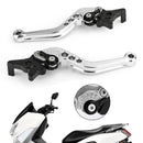 Izquierda&amp;Maneta de freno y embrague derecha de aluminio para motocicleta NMAX 125/155 2015-2018 (Genérica)