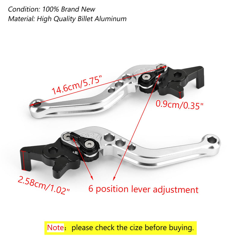 Lewe i prawe aluminiowe dźwignie sprzęgła hamulca motocykla dla NMAX 125/155 2015-2018 Generic