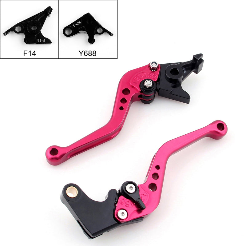 Alavancas de embreagem de freio curto para Yamaha YZF R1 YZF R6 FZ1 Fazer R6S Generic