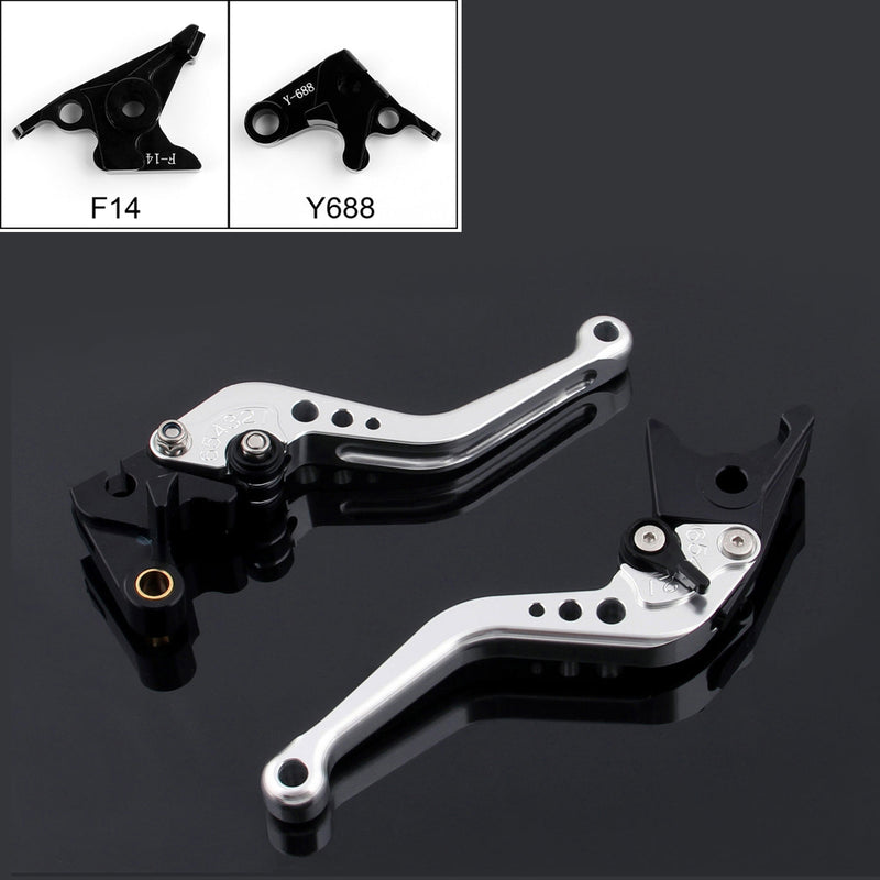 Alavancas de embreagem de freio curto para Yamaha YZF R1 YZF R6 FZ1 Fazer R6S Generic