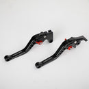 DARUPSUN Palancas de embrague de freno cortas para Yamaha YZF 1000 R1 1999-2001 Negro
