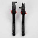 DARUPSUN Palancas de embrague de freno cortas para Yamaha YZF 1000 R1 1999-2001 Negro