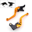 Alavancas de embreagem de freio curtas adequadas para Suzuki B-King 2008-2011 2009 2010 Genérico