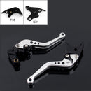 Alavancas de embreagem de freio curtas adequadas para Suzuki B-King 2008-2011 2009 2010 Genérico