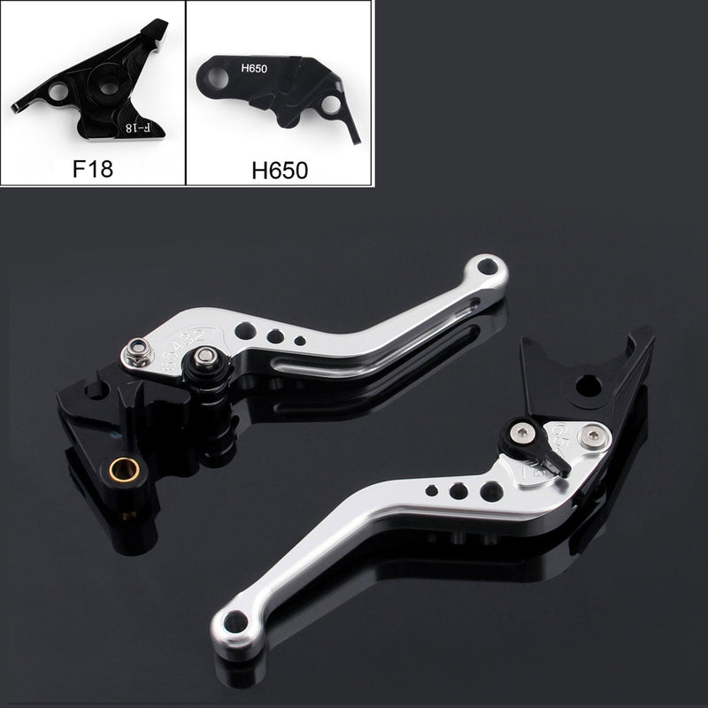 Alavancas de embreagem de freio curto para Honda CBR650F/CB650F 2014-2015 (F-18/H-650) Genérico