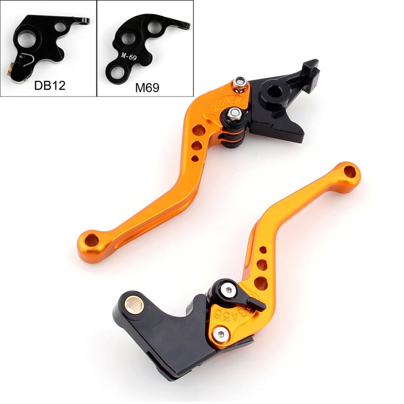 Manetas cortas de freno y embrague para KTM 690 SMC/SMC-R/Duke/Duke R 2012-2013 Generic