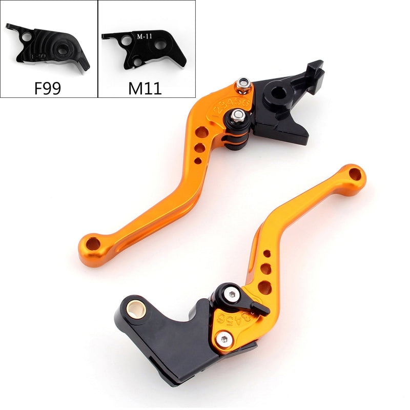 Korta bromskopplingsspakar för KTM RC8/R 09-16 1290 990 Super 690 Duke 2017 Generic