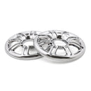 2x Lautsprecherabdeckung Grill 6 3D rund hinten vorne für Harley Davidson Touring Glide Generic