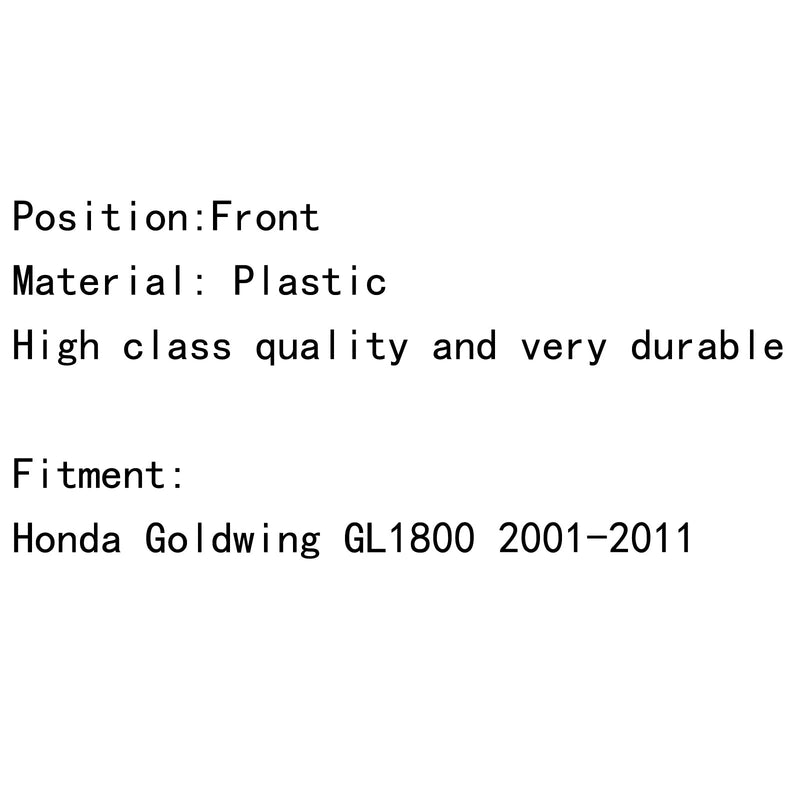 Opplyste frontskjermgaffeltårn-aksenter for Honda Gold Wing GL1800 2001-2011 CHR Generisk