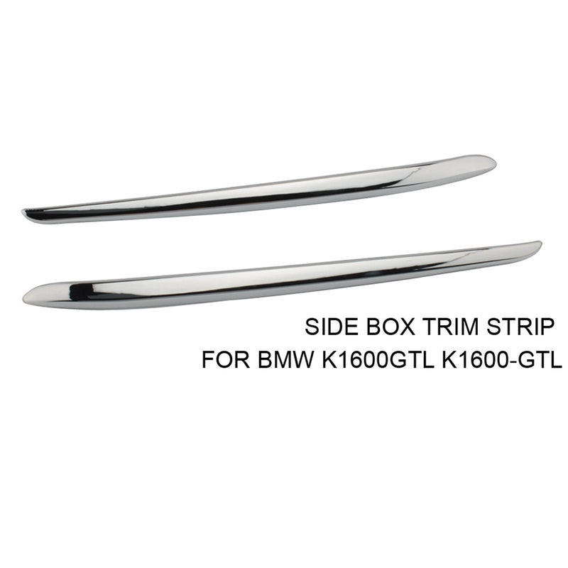 Chrom-Seitenwand-Aufbewahrungsbox-Plating-Zierstreifen für BMW K1600GTL 2011-2018 Generic