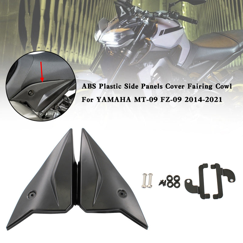 2014-2021 Yamaha MT-09 FZ09 ABS plast sidepaneler deksel kåpe panser karbonfiber