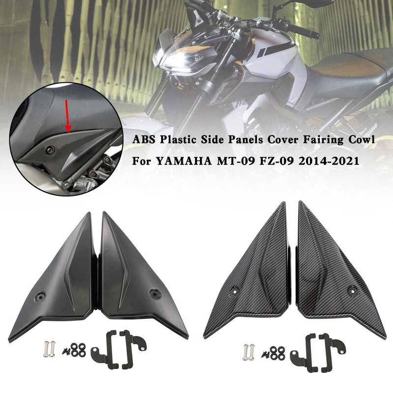 2014-2021 Yamaha MT-09 FZ09 ABS plast sidepaneler deksel kåpe panser karbonfiber