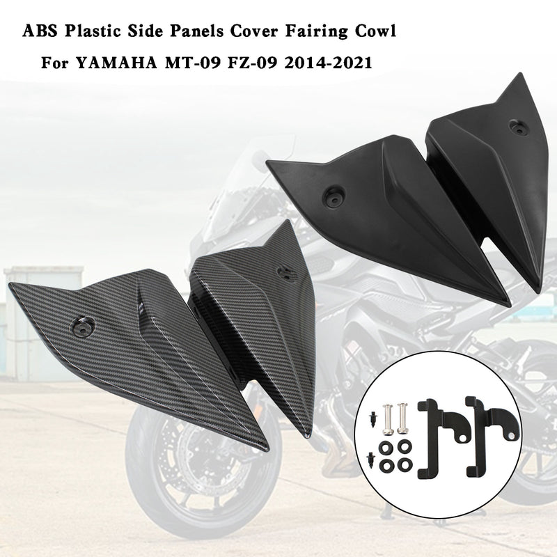 2014-2021 Yamaha MT-09 FZ09 ABS plast sidepaneler deksel kåpe panser karbonfiber