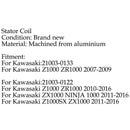 Bobina de estator para Kawasaki Z1000 ZR1000 (07-2016) Z1000SX ZX1000 NINJA (11-2016) Genérico